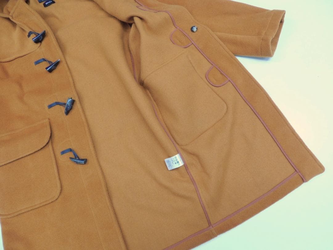ビームス 別注 モンゴメリー ルーズフィット ダッフル コート 36 オレンジ