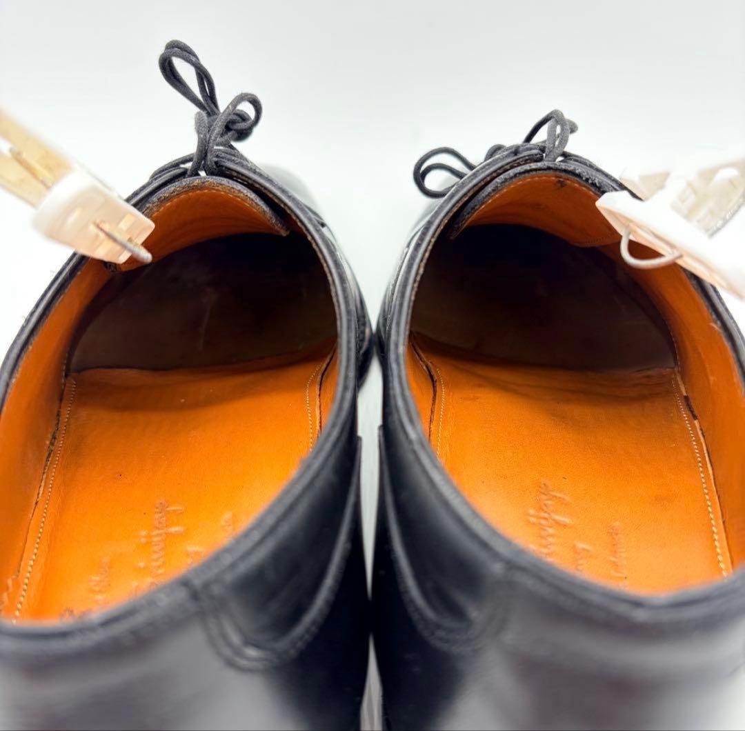 【美品】ジャランスリウァヤ ストレートチップ 25cm ブラック 内羽根 革靴