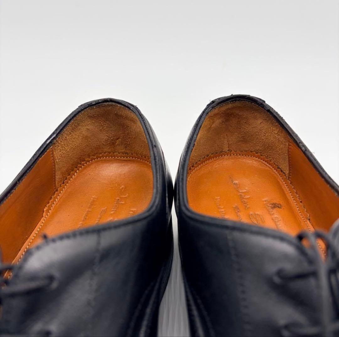 【美品】ジャランスリウァヤ ストレートチップ 25cm ブラック 内羽根 革靴