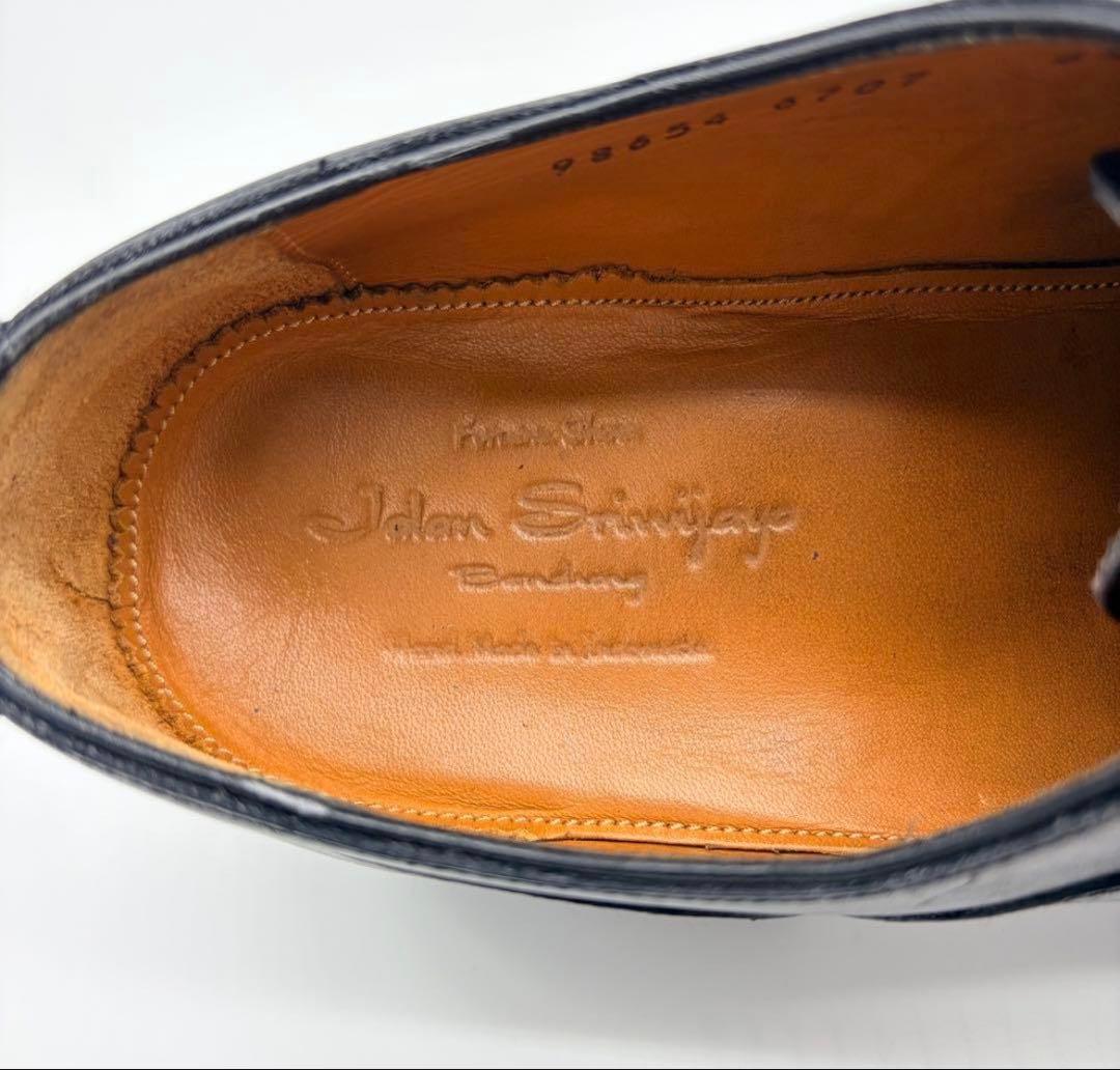 【美品】ジャランスリウァヤ ストレートチップ 25cm ブラック 内羽根 革靴