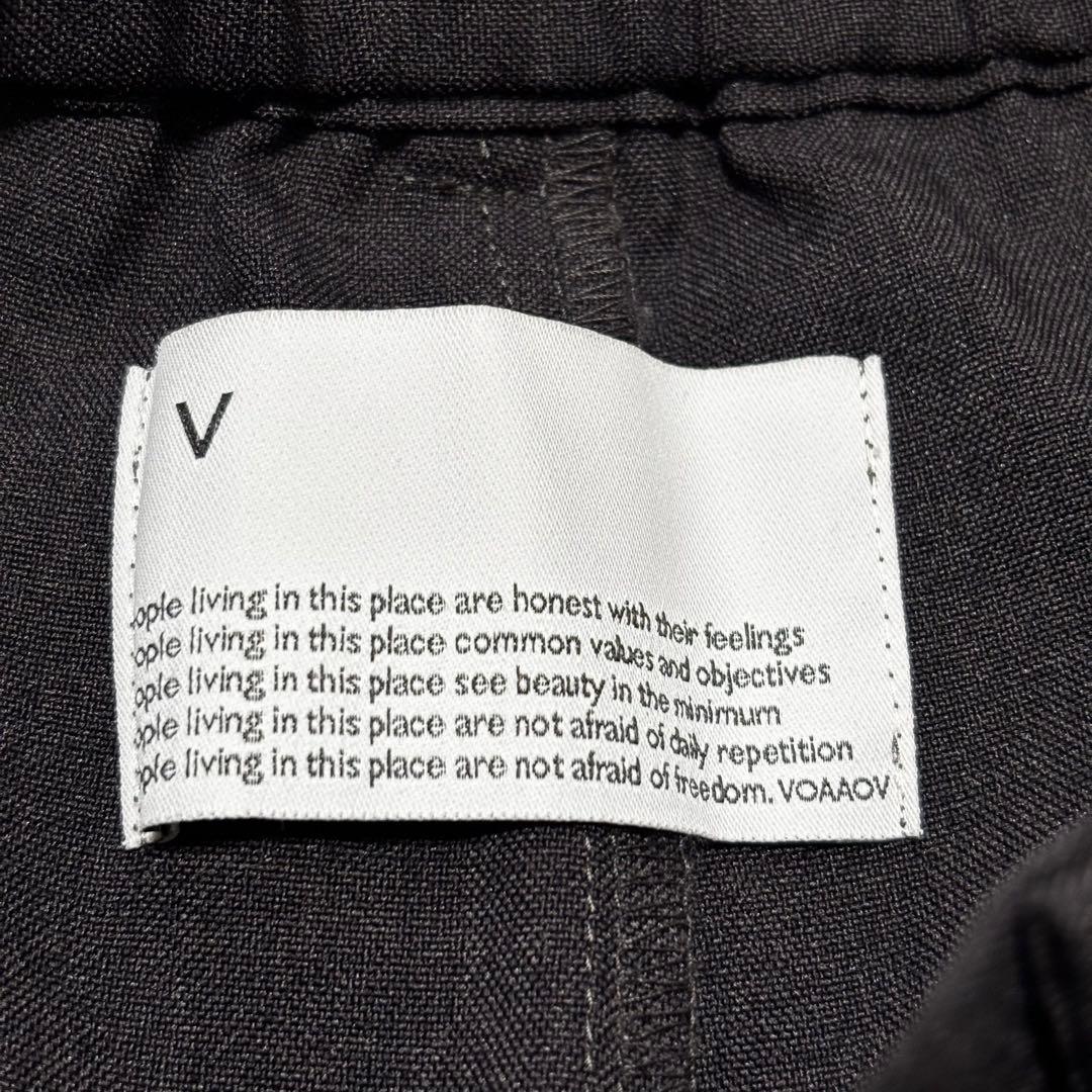 【美品】VOAAOV ギャバジンテーパードパンツ 1