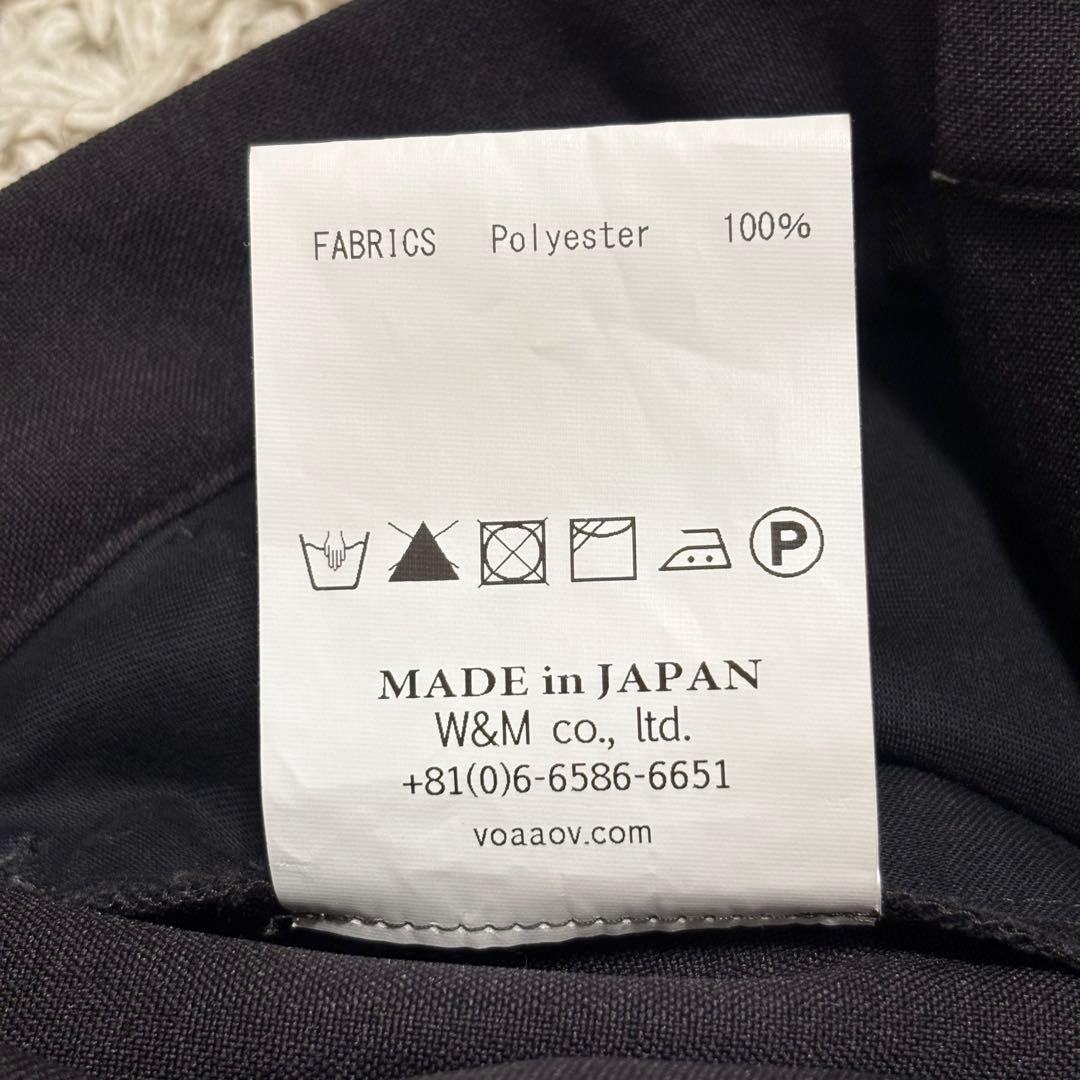 【美品】VOAAOV ギャバジンテーパードパンツ 1