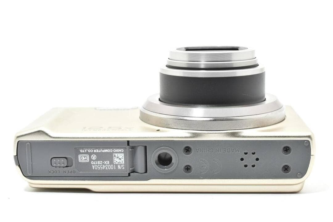 極美品 カシオ　CASIO EXILIM EX-ZS170 ゴールド ＃A351