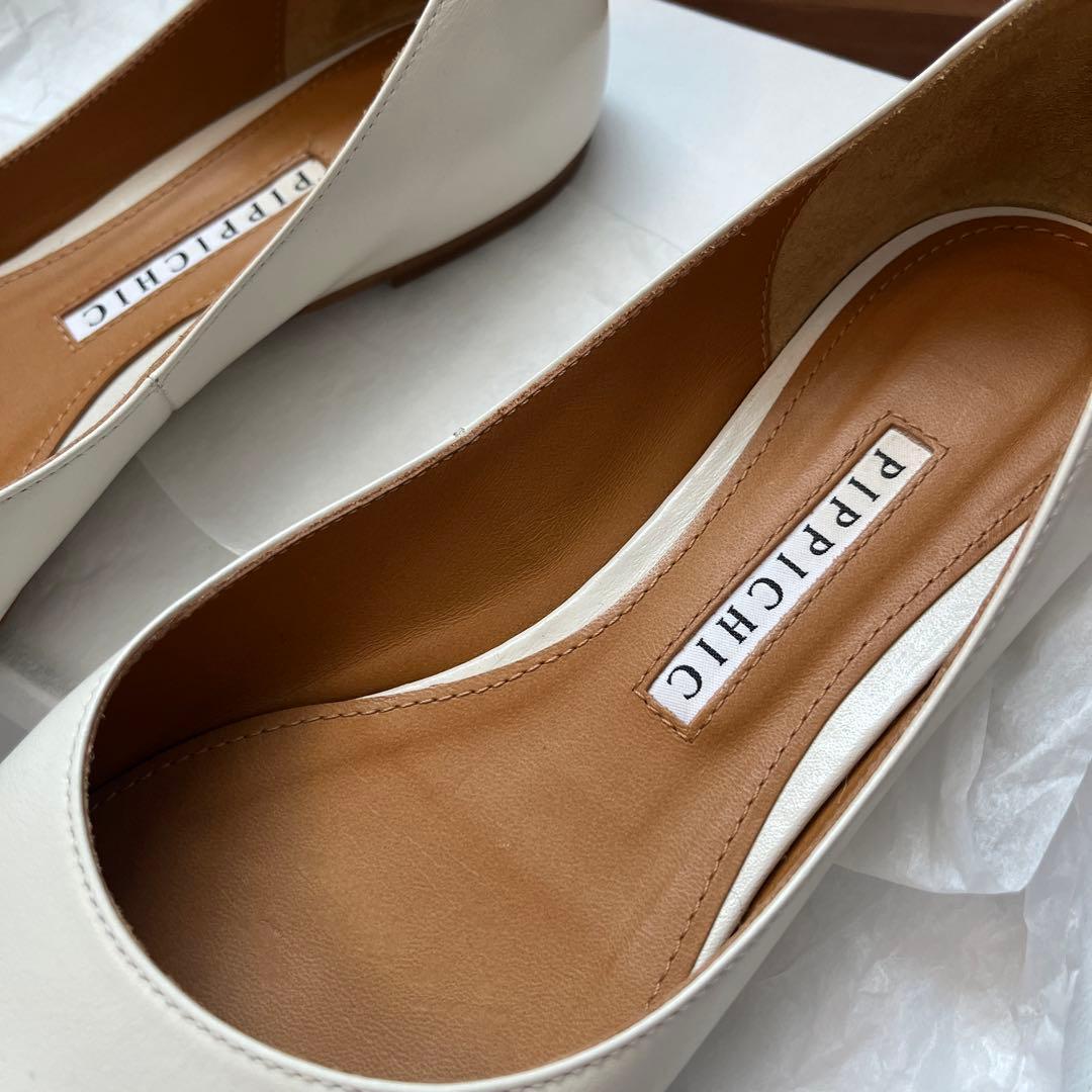 ピッピシック スクエアフラットシューズ