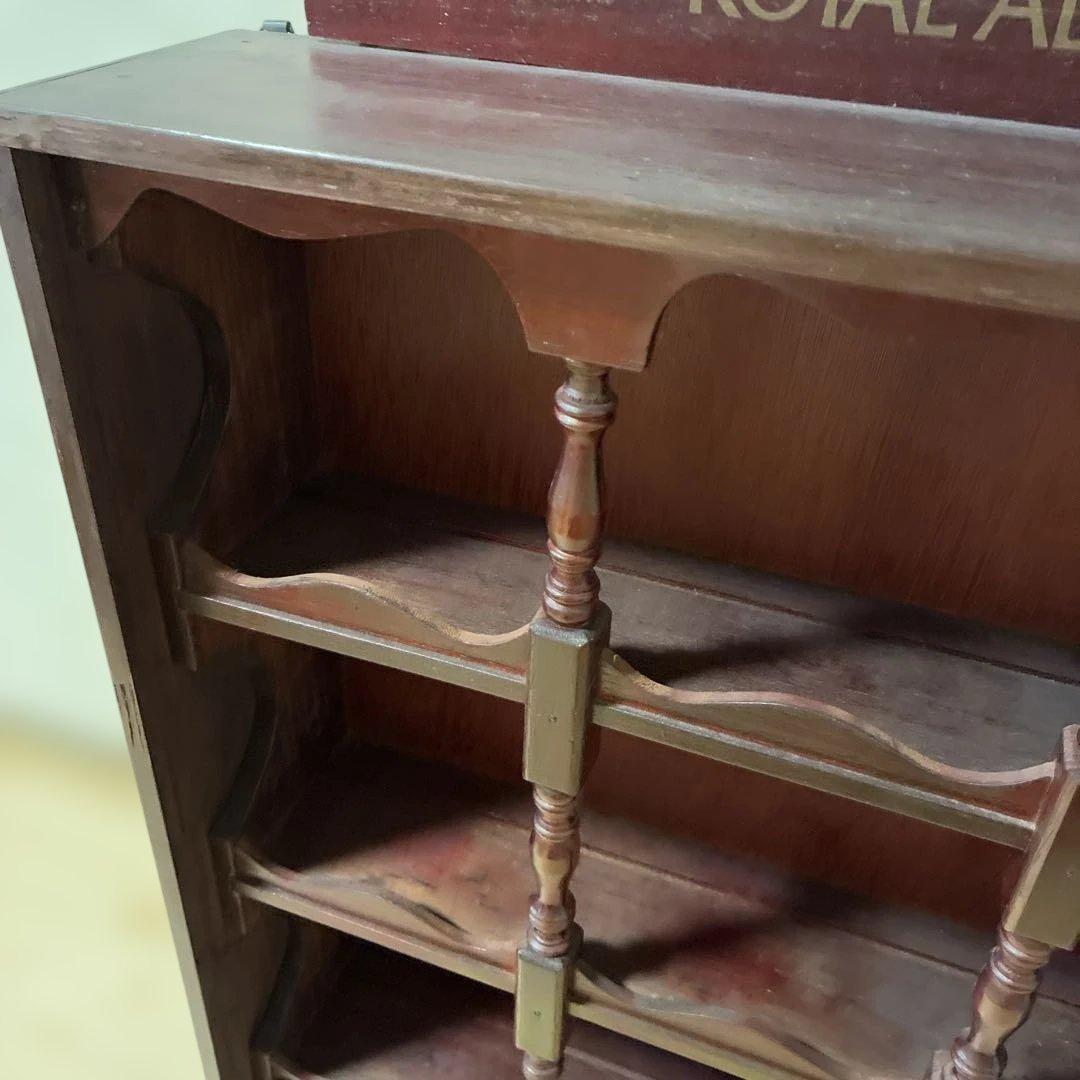   ロイヤルアルバートカップボード　木製キャビネット飾り棚