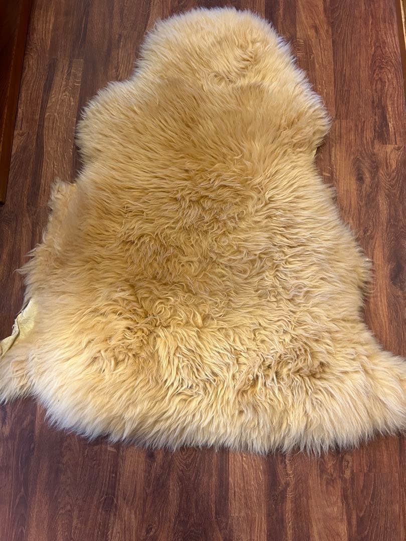 【ニュージーランド製】高級シープスキン ムートンラグ 羊毛