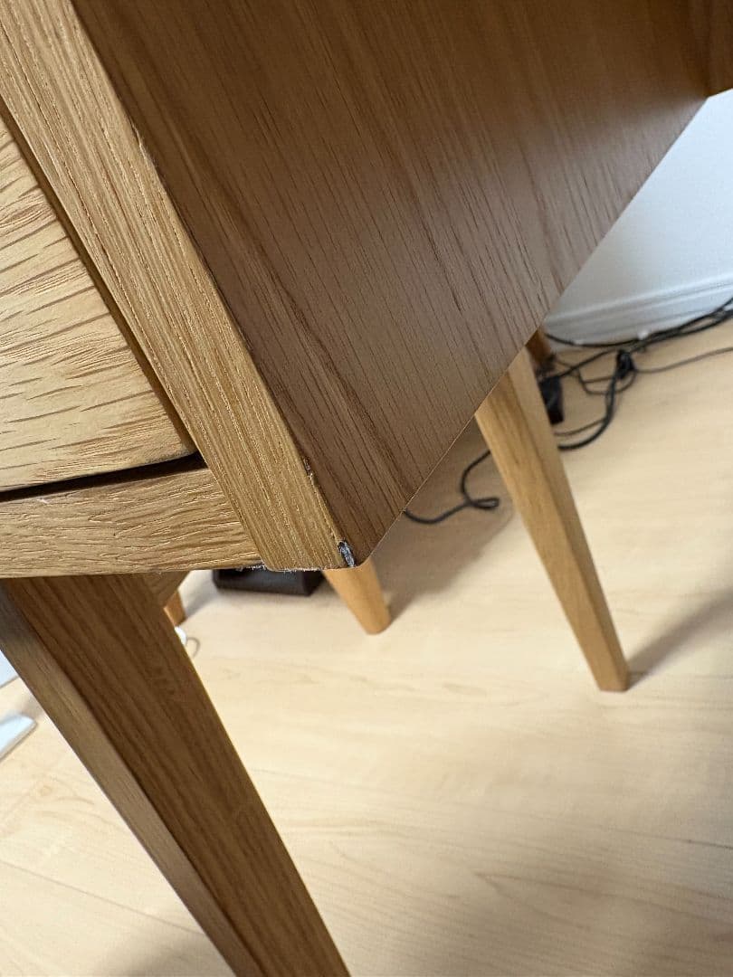 ウニコ SIGNE シグネ オーク材 ドレッサー 北欧スタイル 鏡台