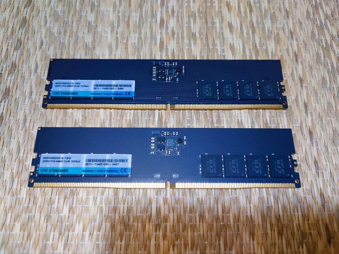 m*o様 CFD販売　DDR5-5600メモリー　16GB×2枚組
