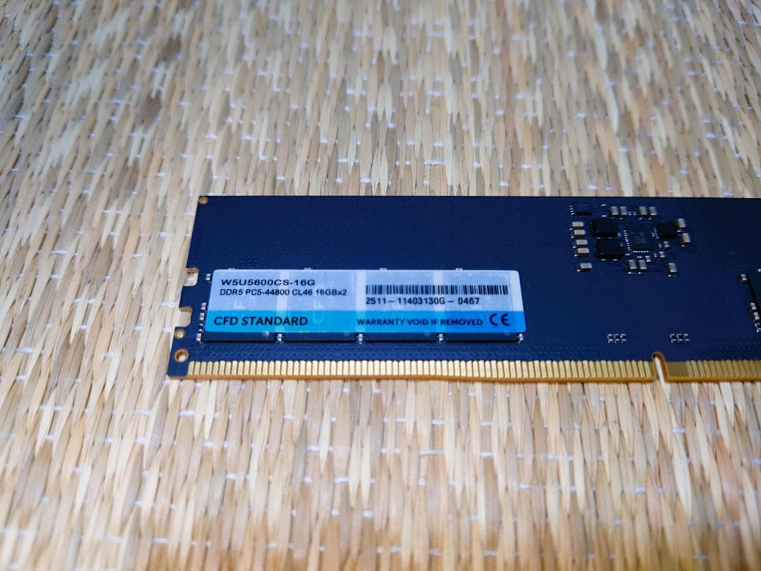 m*o様 CFD販売　DDR5-5600メモリー　16GB×2枚組