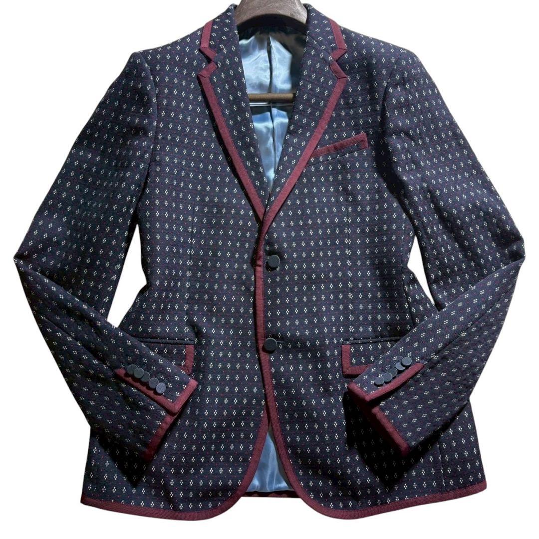 ✨現行/希少カラー✨グッチ GUCCI ジャガード柄 スーツ