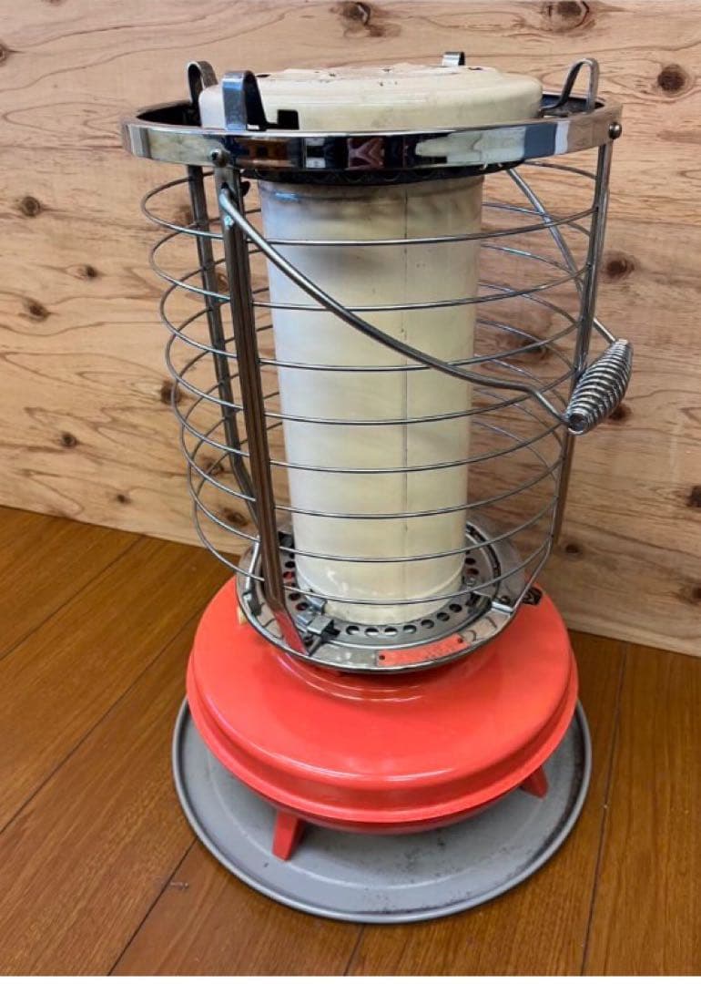 ★昭和レトロ　ビンテージストーブ　BLUEMARS チムニーガードストーブ