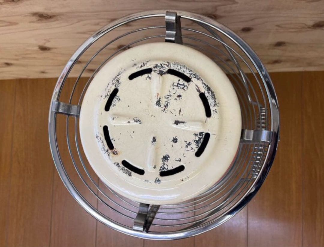 ★昭和レトロ　ビンテージストーブ　BLUEMARS チムニーガードストーブ