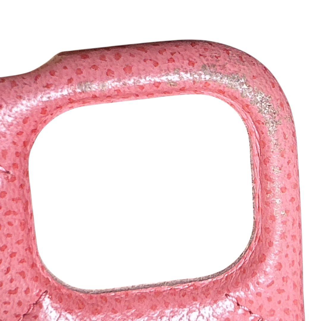CHANEL マトラッセ　キャビアスキン　iPhone11ケース ピンク