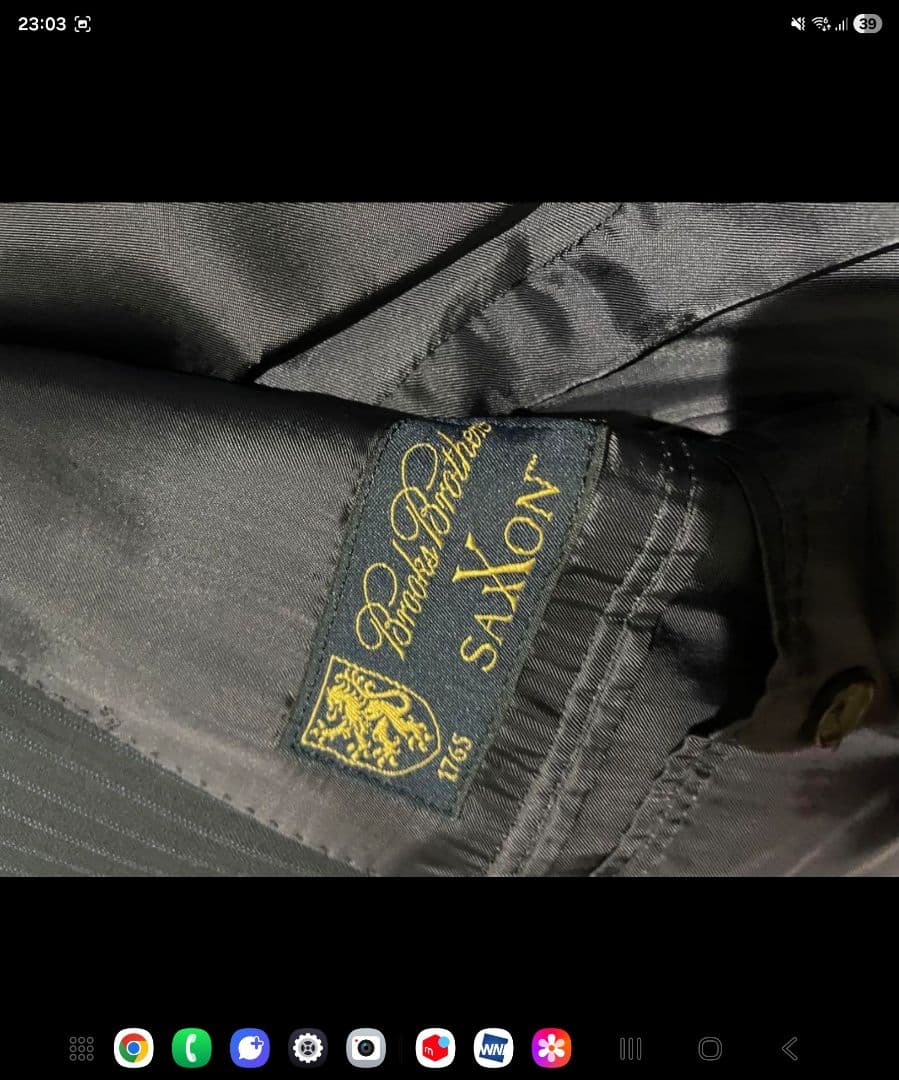 ブルックスブラザーズ　セットアップ　スーツ　サクソン　XL