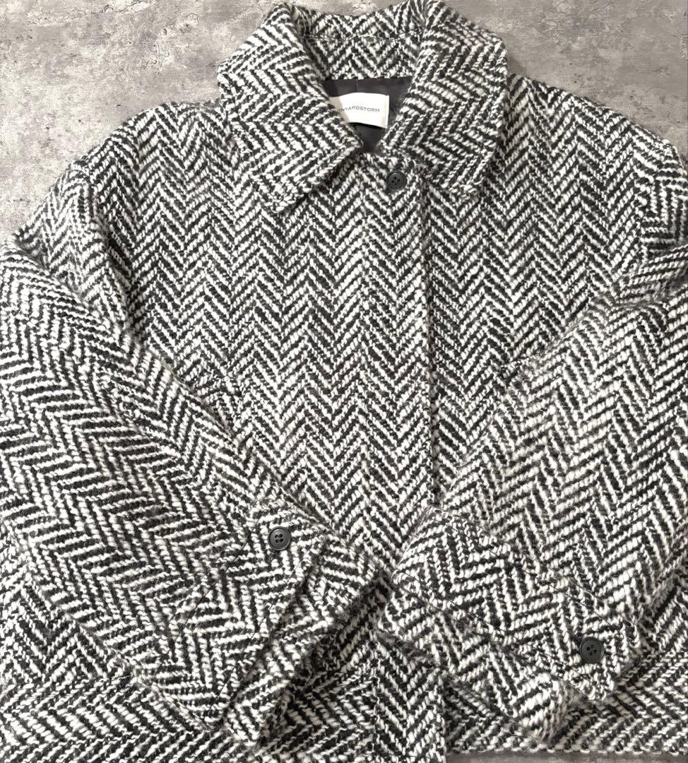 【BARNYARDSTORM 】ヘリンボーンブルゾン　ウール　ブルゾン