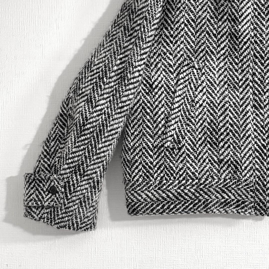 【BARNYARDSTORM 】ヘリンボーンブルゾン　ウール　ブルゾン