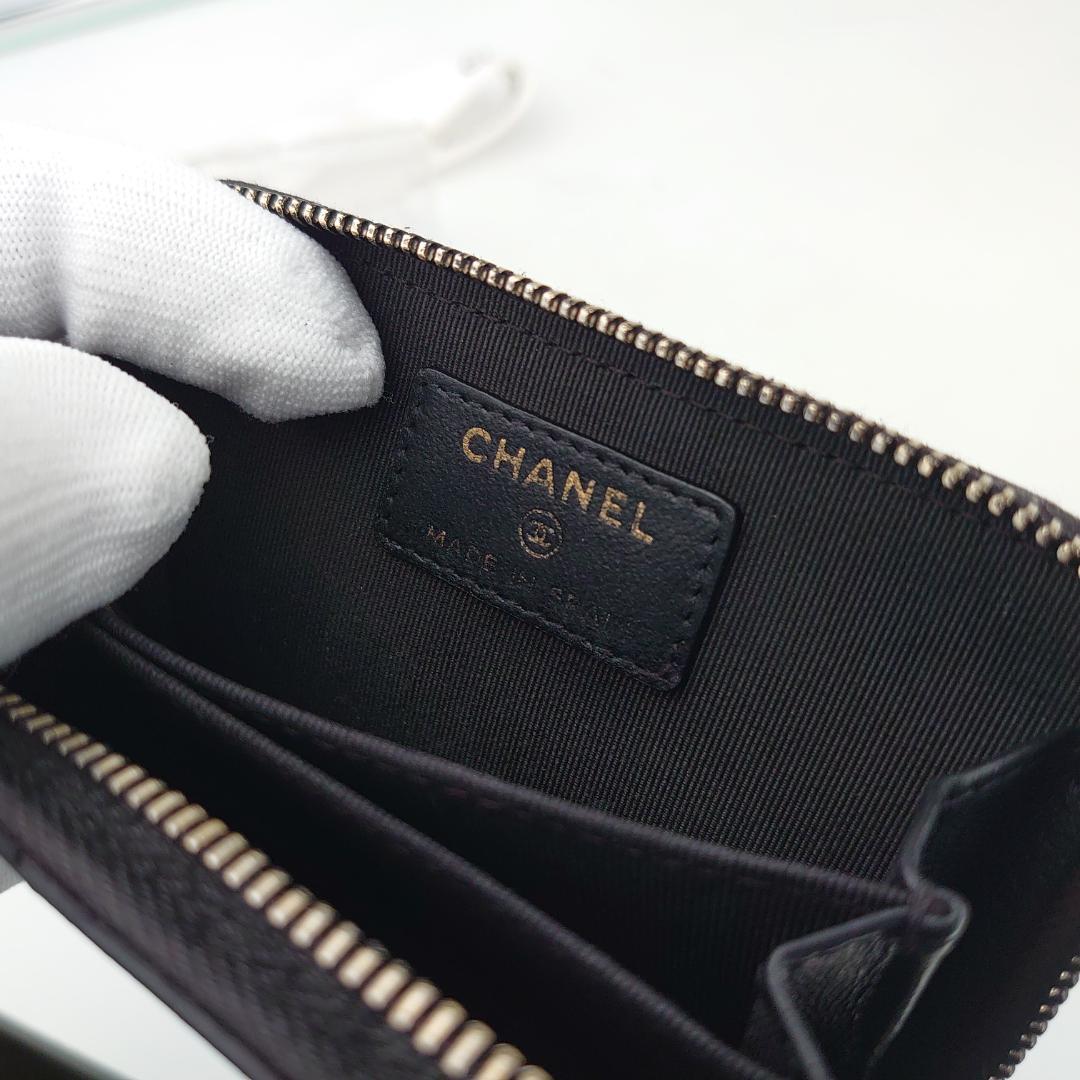 【美品】シャネル　マトラッセ　カードケース　小銭入れ　ミニ　財布　1179