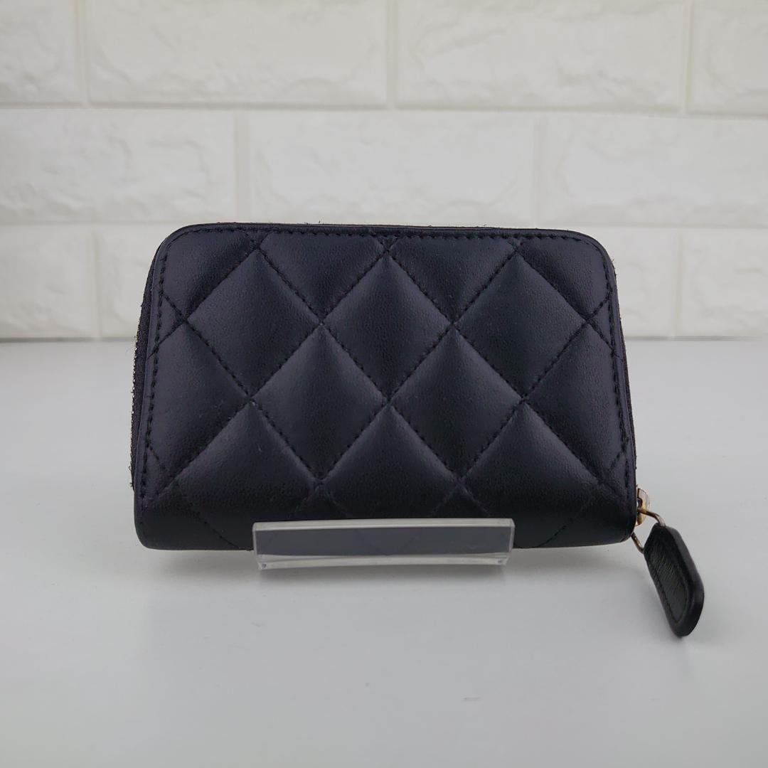 【美品】シャネル　マトラッセ　カードケース　小銭入れ　ミニ　財布　1179