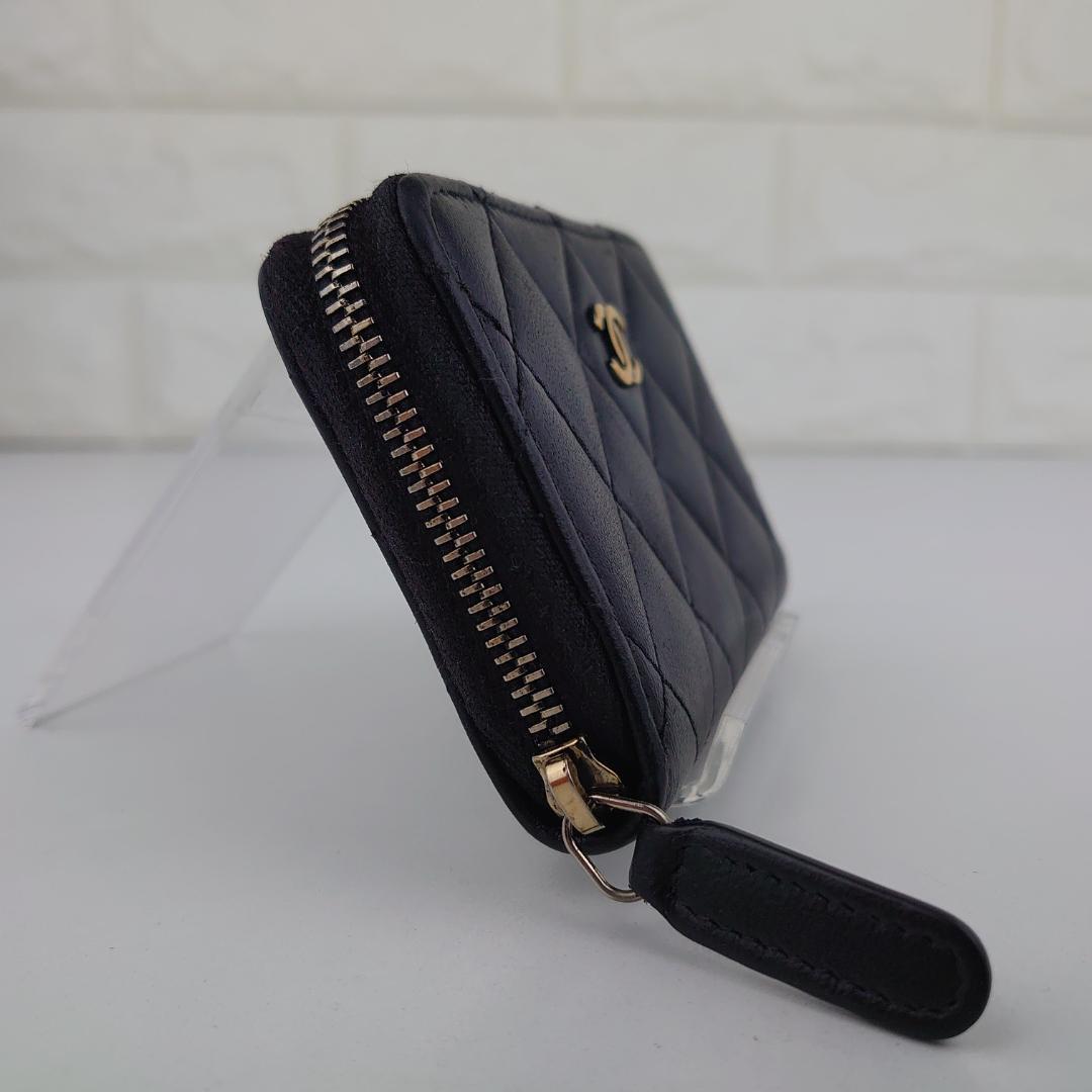 【美品】シャネル　マトラッセ　カードケース　小銭入れ　ミニ　財布　1179