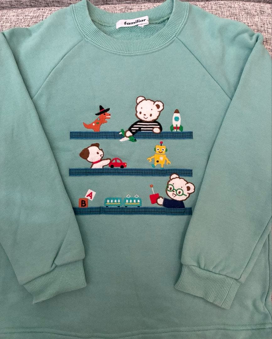 美品　ファミリア　トレーナー　120