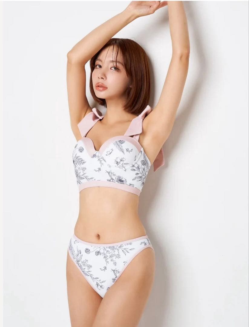 ダーリッチ　ショルダーリボンコルセットビキニ