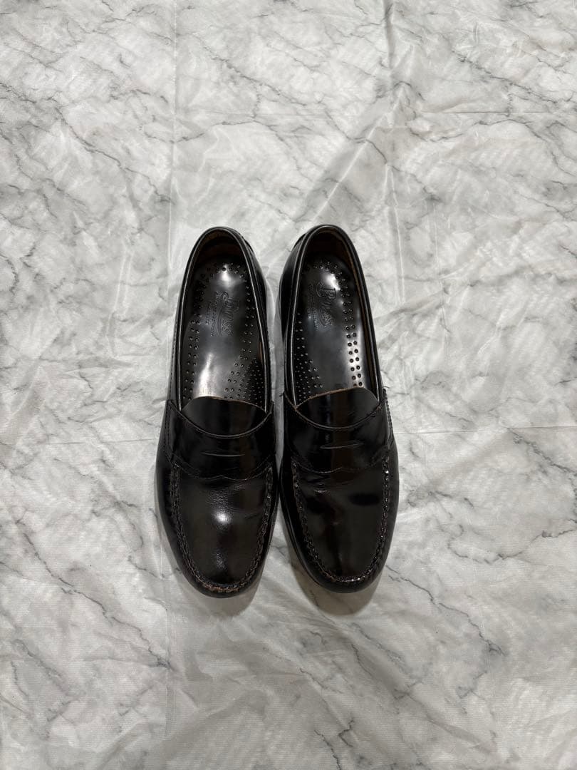 【王道】ghbass logan ローガン ペニーローファー 黒　us9.5