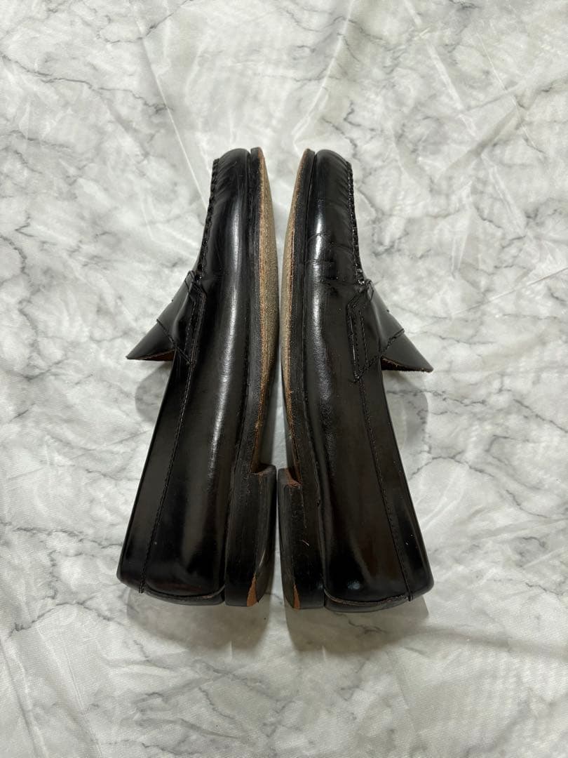 【王道】ghbass logan ローガン ペニーローファー 黒　us9.5