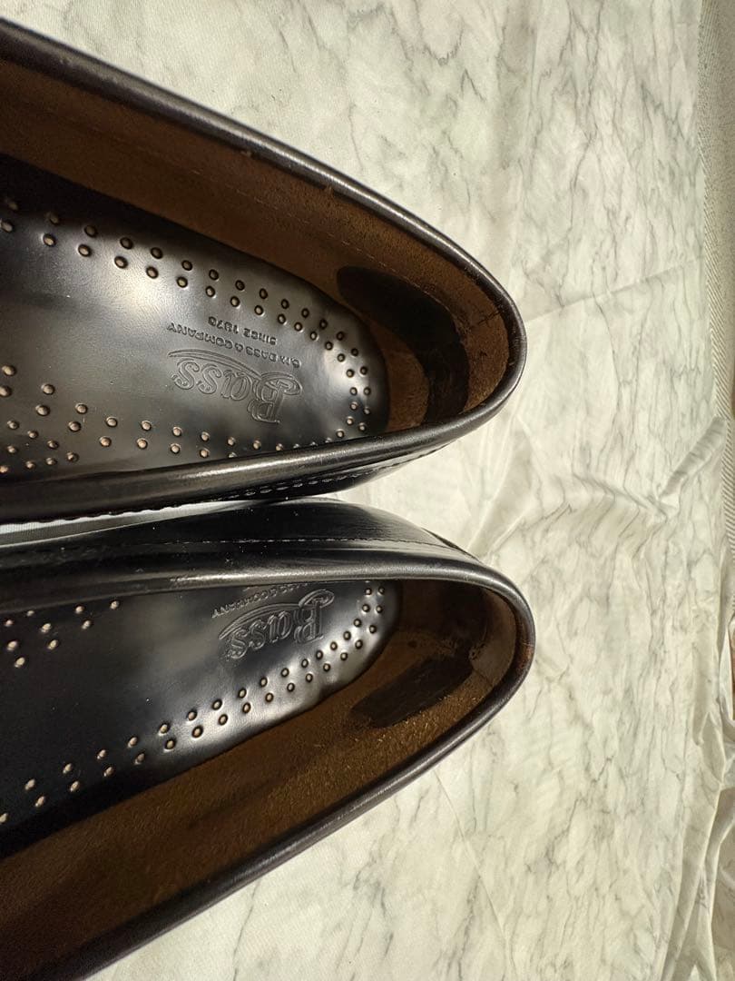 【王道】ghbass logan ローガン ペニーローファー 黒　us9.5