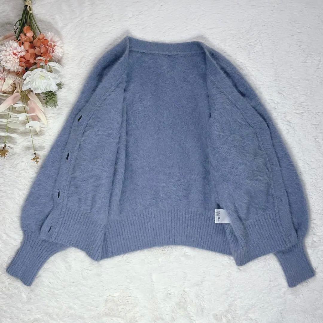 極美品✨22AW ウィムガゼット　カシミヤ混 FOXEY 2way カーディガン