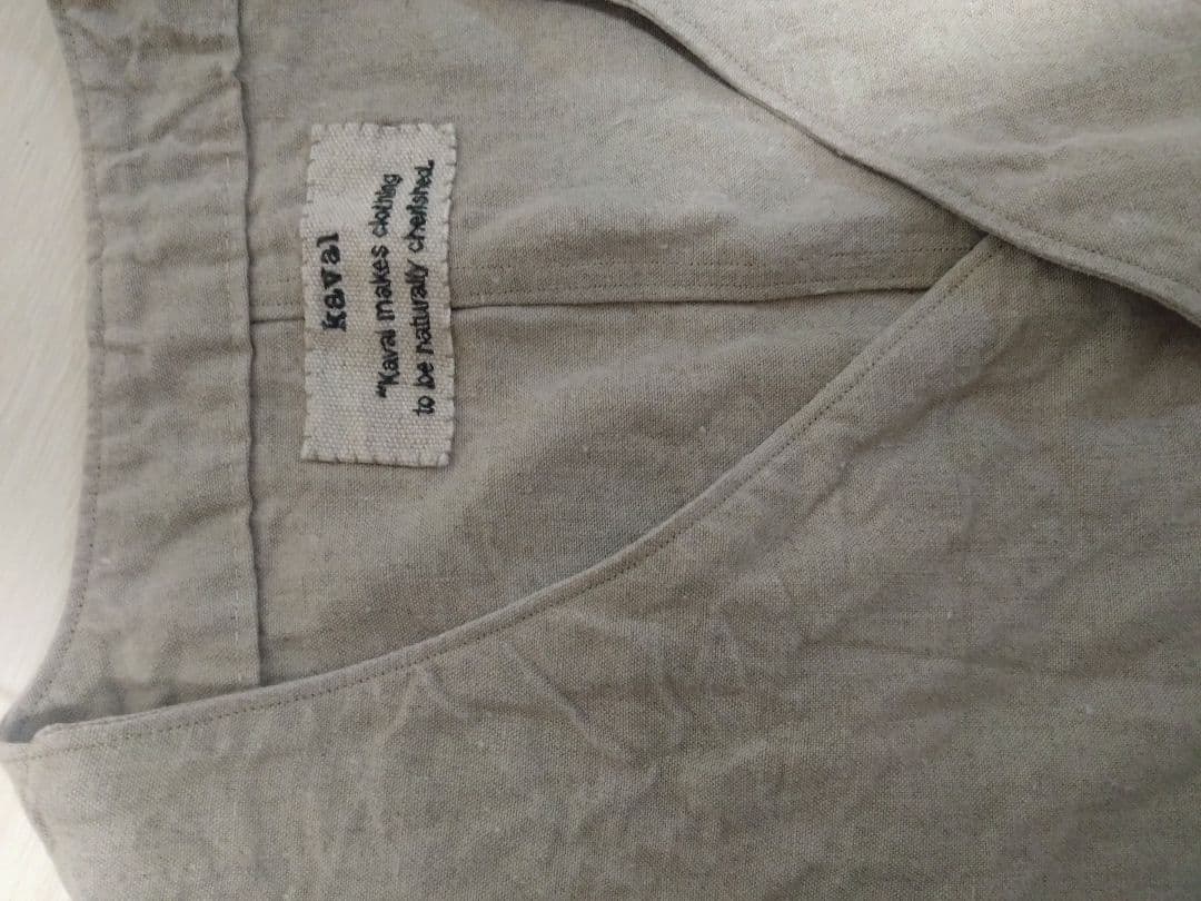 kaval リネン ベスト