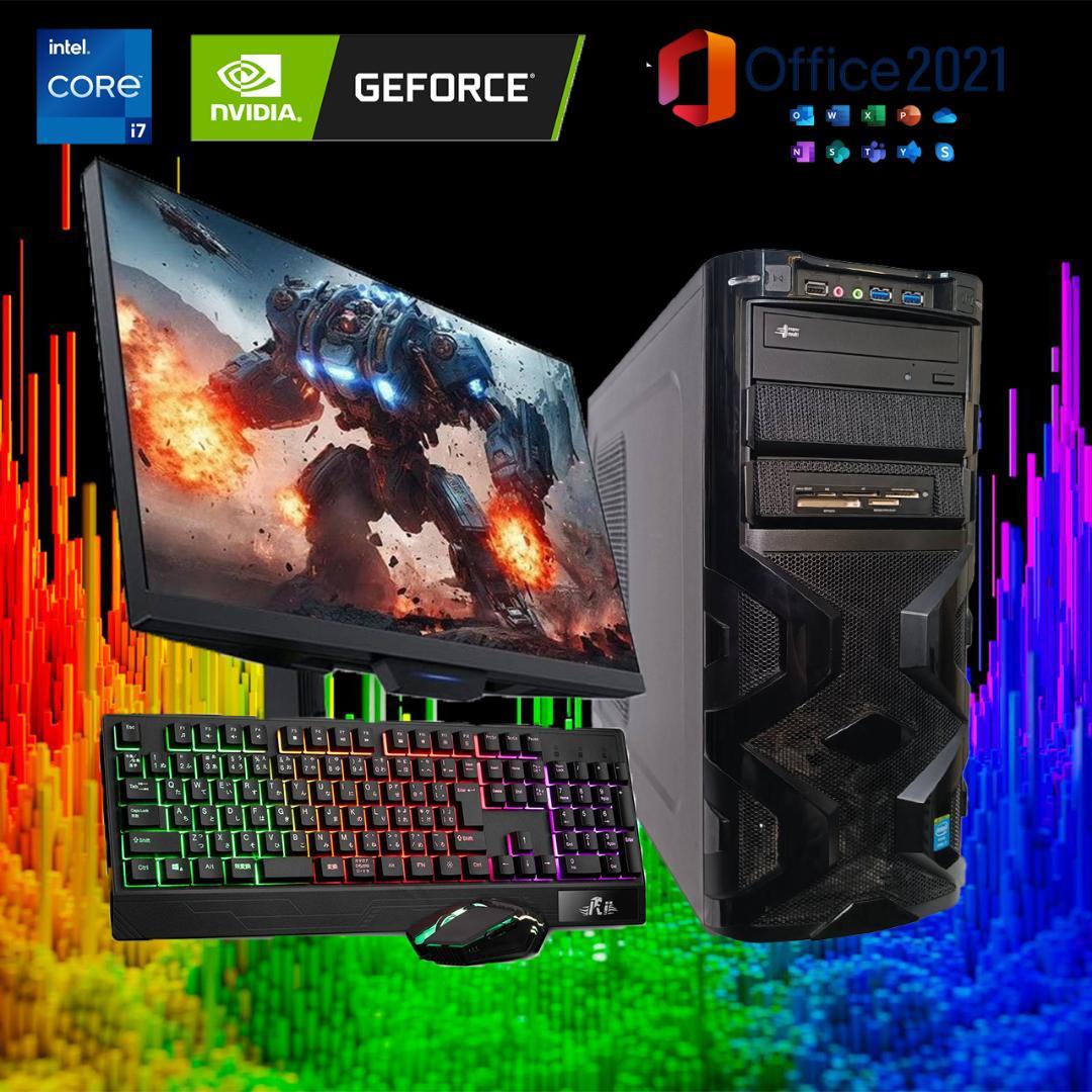 【激安ゲーミングPCフルセット】快適動作！i7 GTX970 Office搭載
