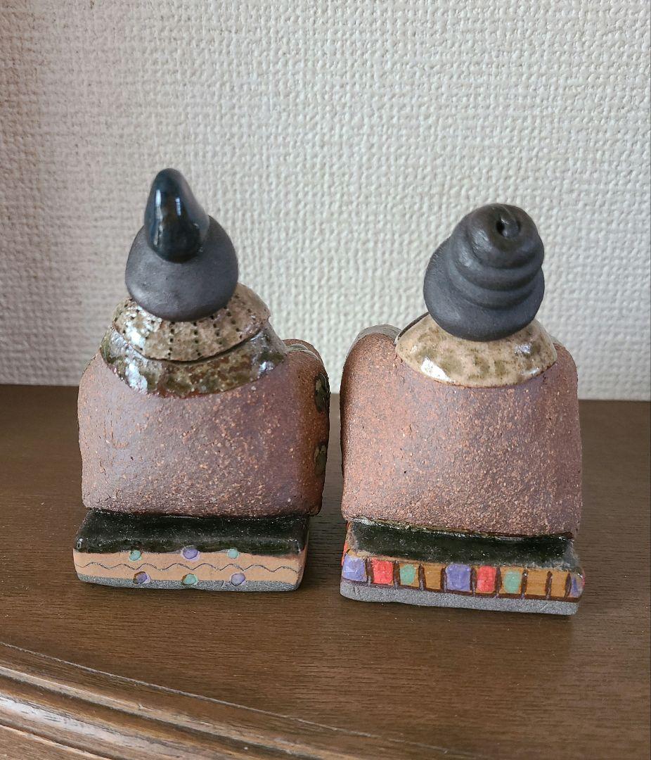 「リーママ様 おまとめ専用」陶器製 雛人形 (笠間焼) 美品！