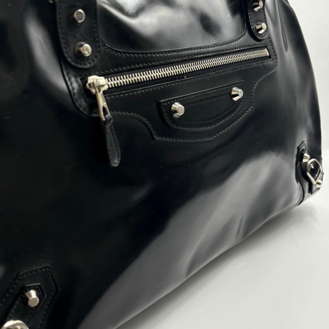 【美品】BALENCIAGA バレンシアガ シティ ボストンバッグ