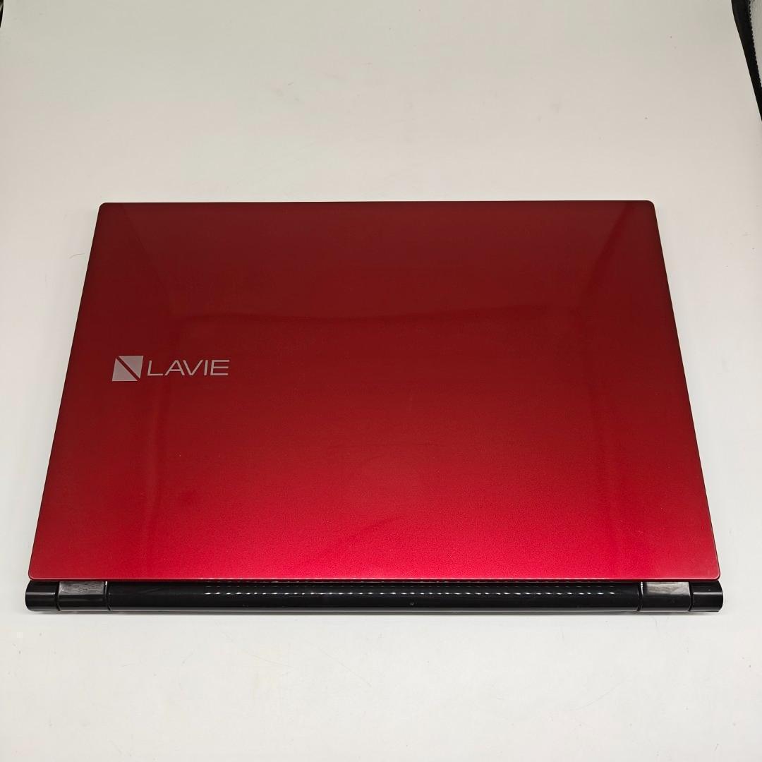 【LAVIE】NEC 高性能i7 SSD512GB 16GB レッド ノートPC