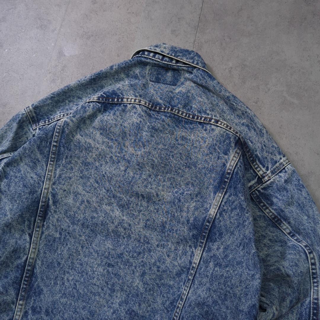 90s USA製 Levi's 70507 L ケミカルウォッシュ デニム