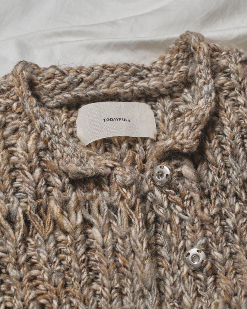 【今期】TODAYFUL ハンドニットベスト 【新品】