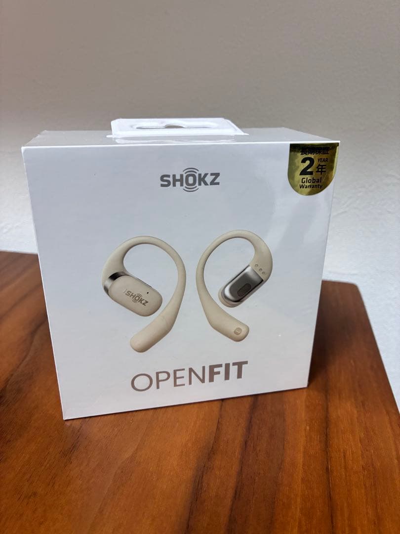 m*i様 SHOKZ OPENFIT ホワイト 骨伝導イヤホン