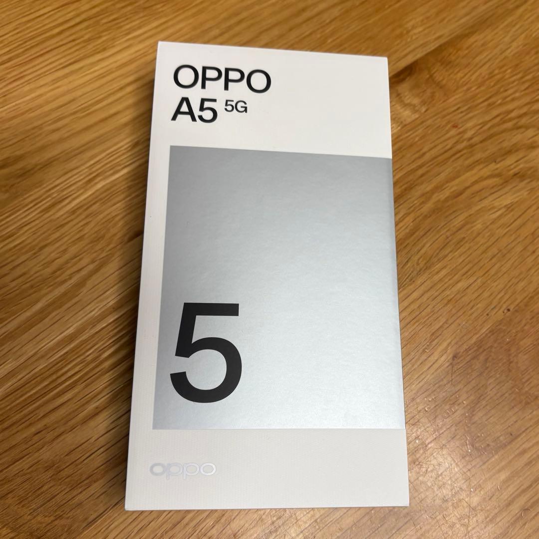 新品未開封　OPPO A5 5Gホワイト　128G
