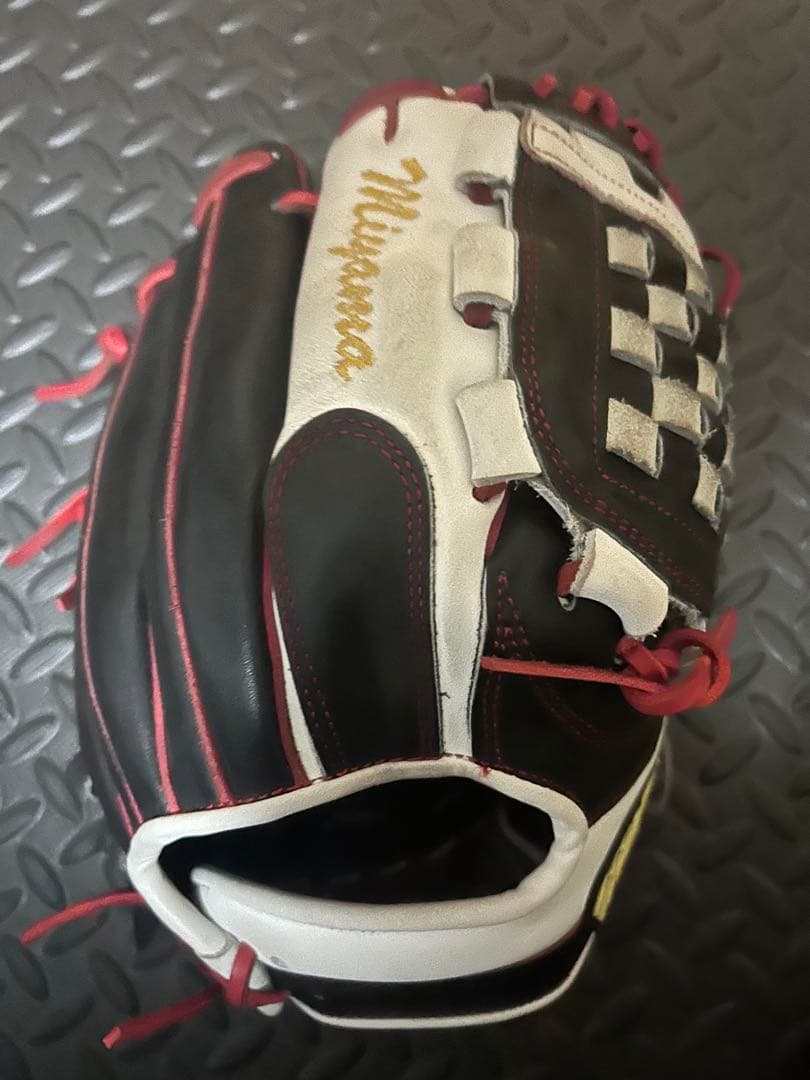 Miyama 硬式グローブ 右投げ 内野手用　バスケットウェブ