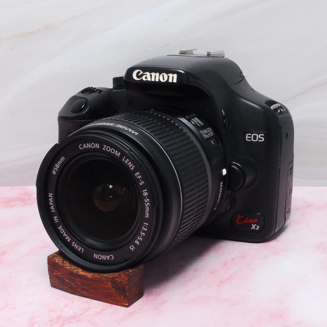 女性にも優しい軽量❤️コンパクト❤️Canon Kiss X2✨初心者向け