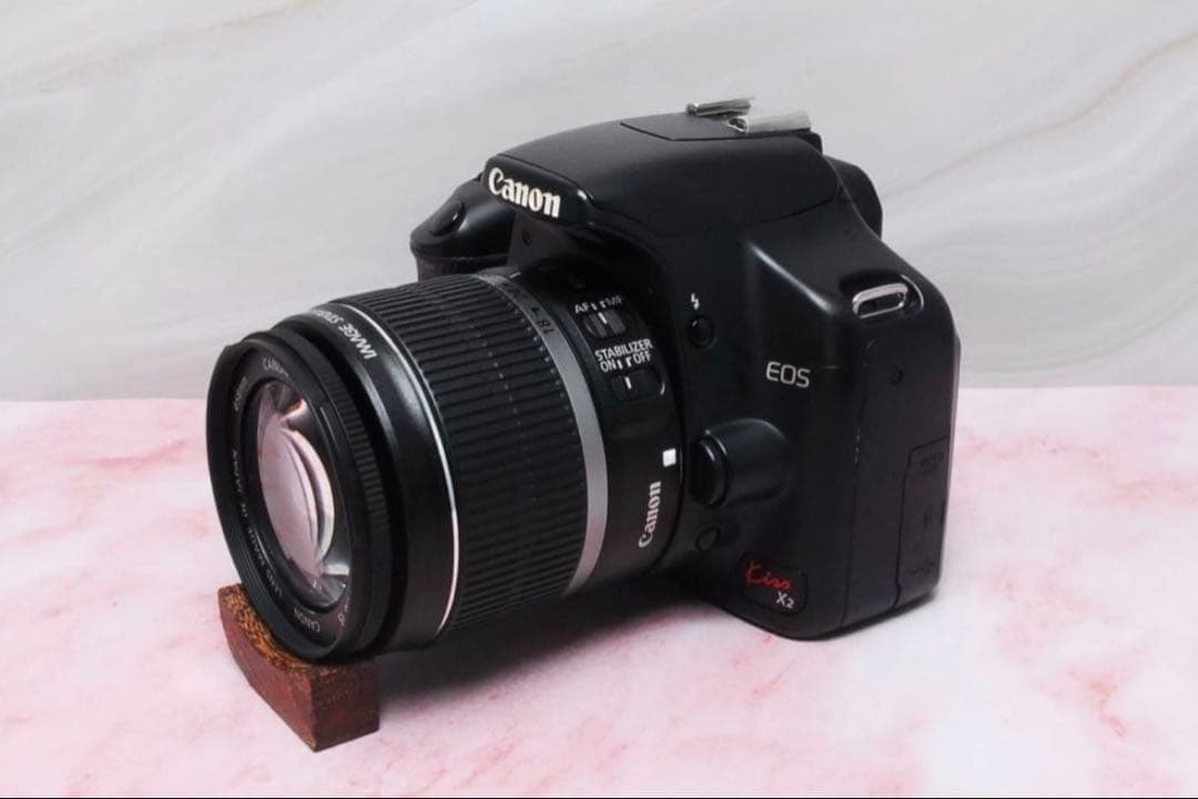 女性にも優しい軽量❤️コンパクト❤️Canon Kiss X2✨初心者向け
