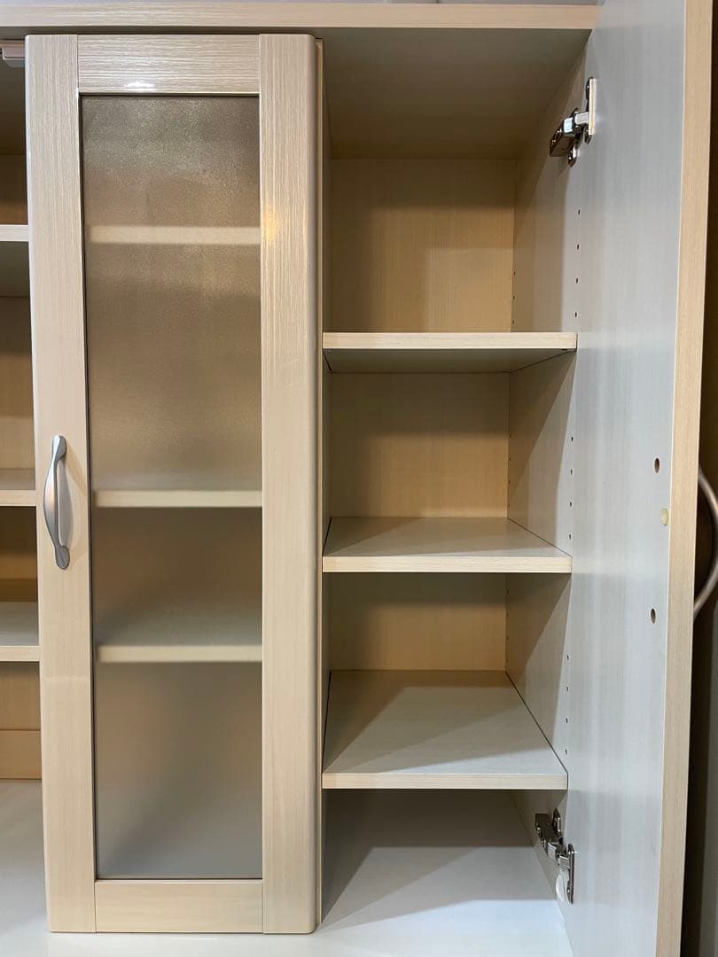 ニトリ　食器棚　80cm【ブリエシリーズ】