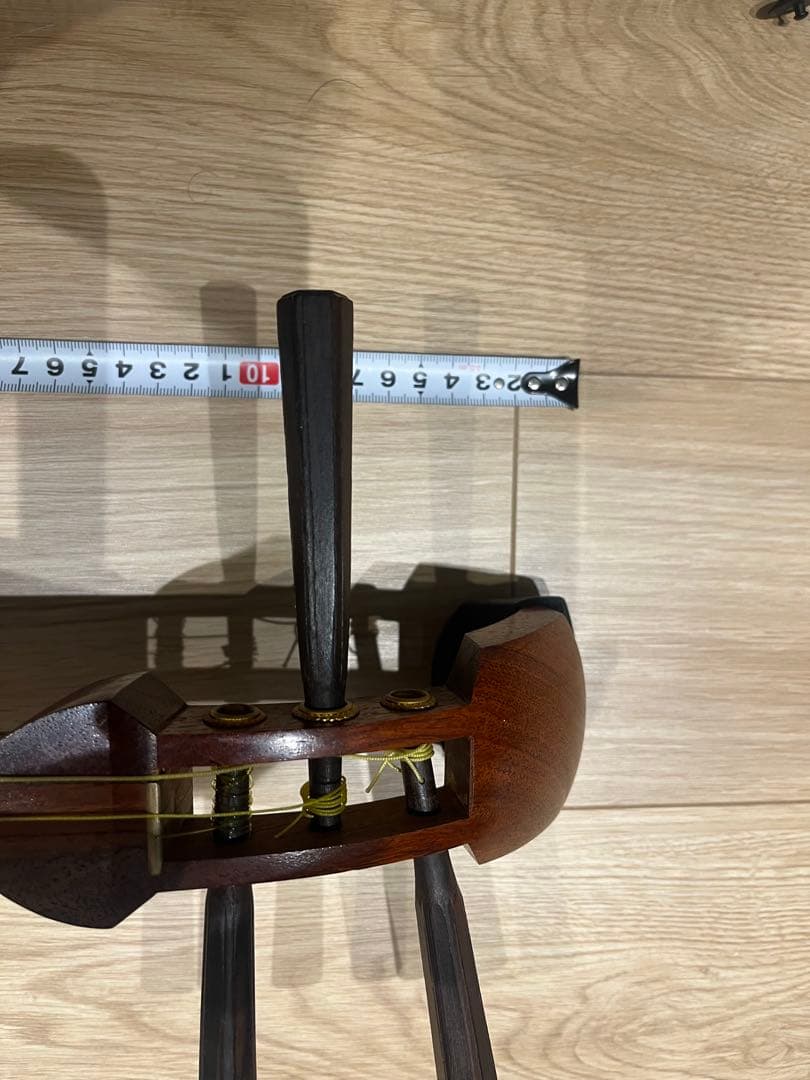 三味線　稽古用　美品　ハードケース付き　皮破れ無し