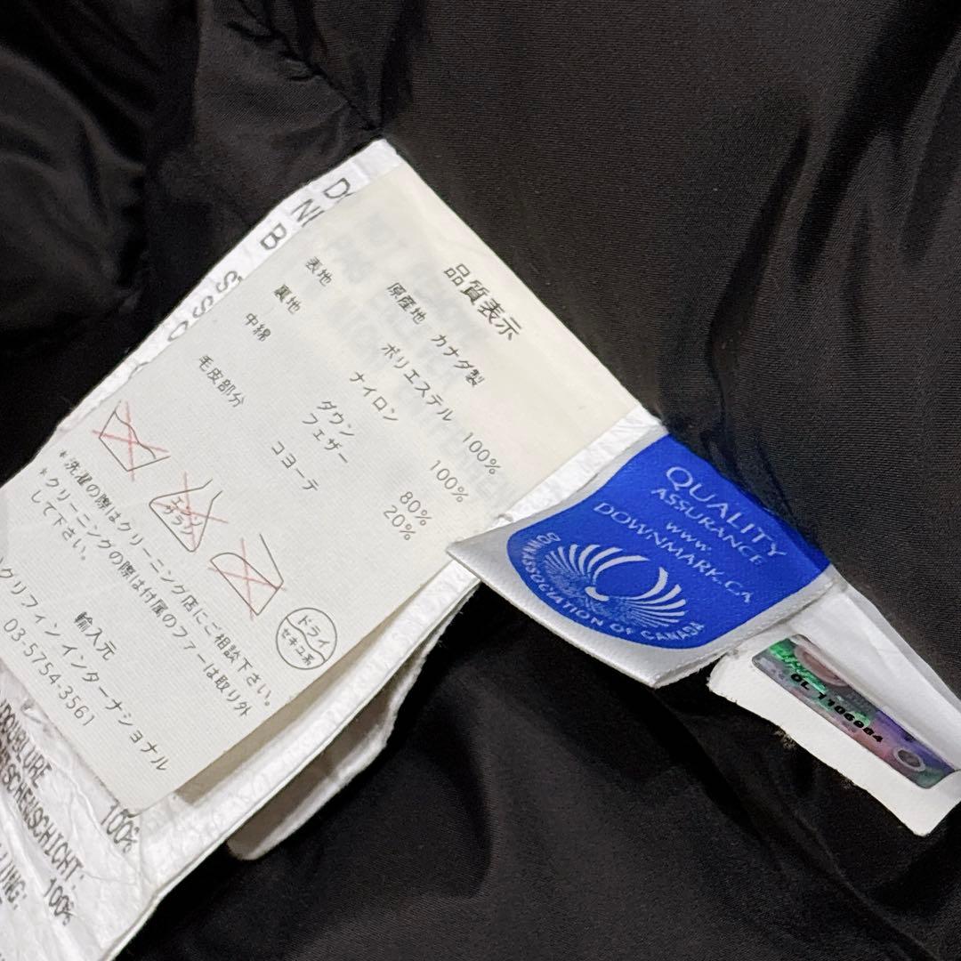 ほぼ未使用✨　カナダグース　クレストン　ダウンジャケット　ブラックレーベル
