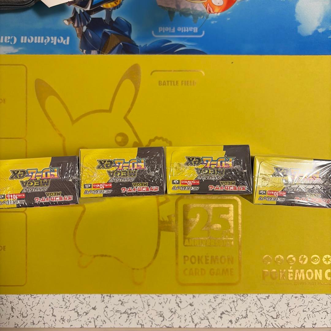 ポケモンカード　mega ドリームex シュリンク付き　4 BOX