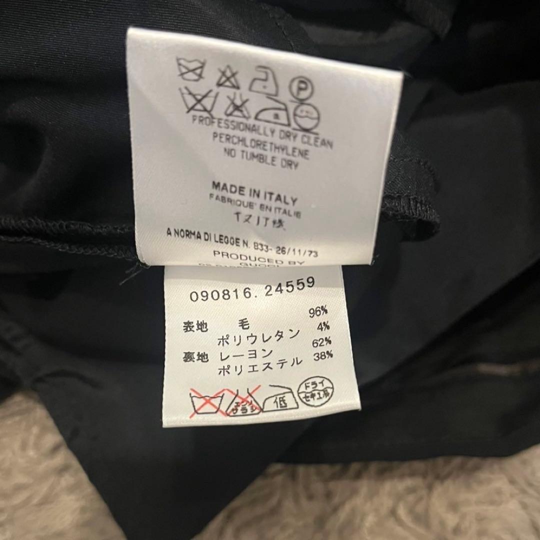 グッチ GUCCI スラックスパンツ46ブラック