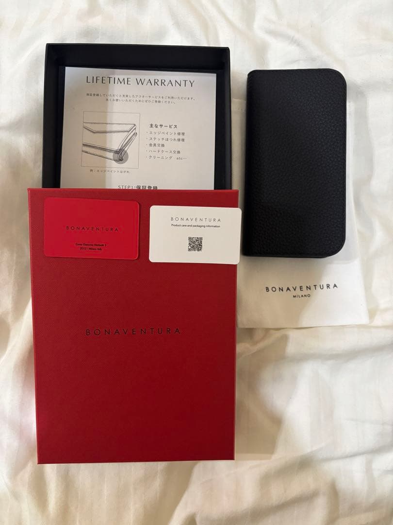 【新品】BONAVENTURA iPhone 17Pro Max 手帳型ケース