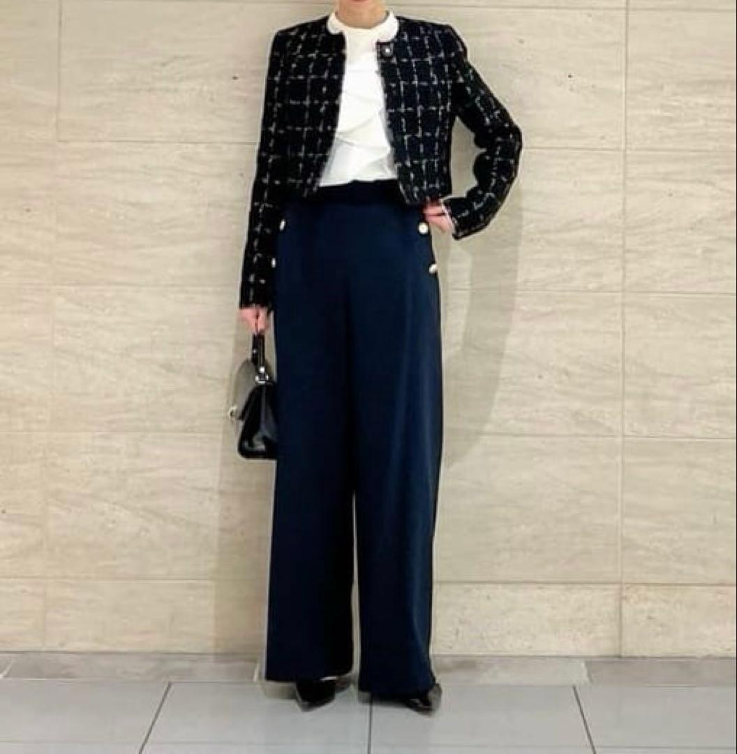 アルアバイル　ルルウィルビー ラッフルスタンドブラウス