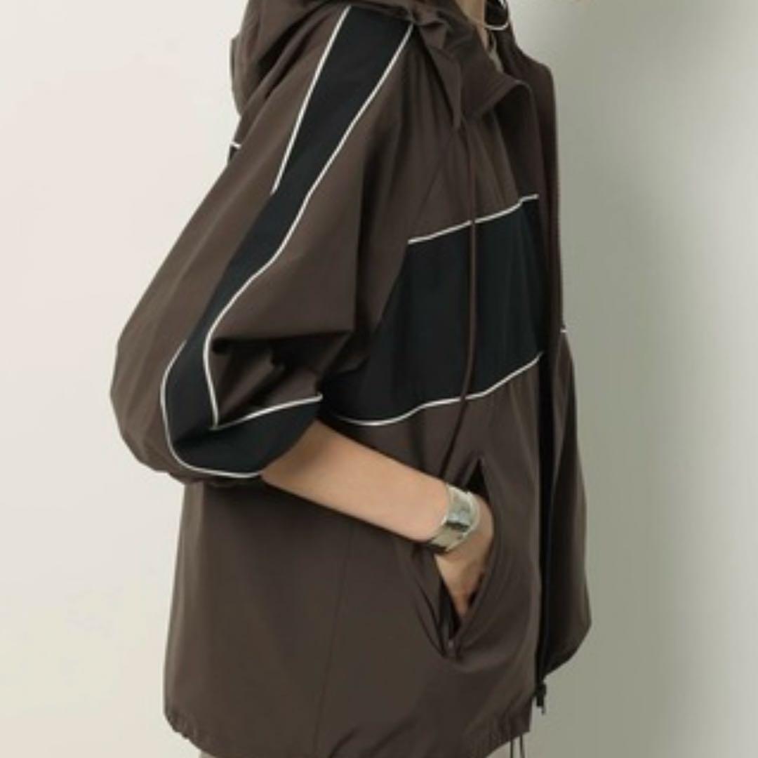 CADUNE カデュネ 撥水 ウィンドブレーカー 茶系美品 Mサイズ