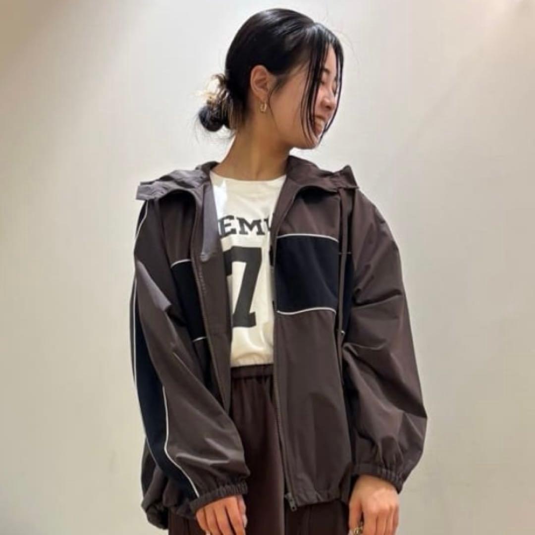 CADUNE カデュネ 撥水 ウィンドブレーカー 茶系美品 Mサイズ